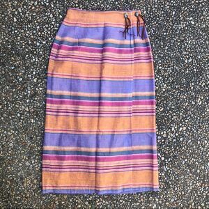 Vintage Neiman Marcus Southwest wrap concho skirt